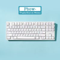 Keebox Shenpo ย้อม PBT คีย์บอร์ดธีมโบว์133คีย์สำหรับคีย์บอร์ดแบบกลไกตัวอักษรญี่ปุ่นปุ่มกด DIY