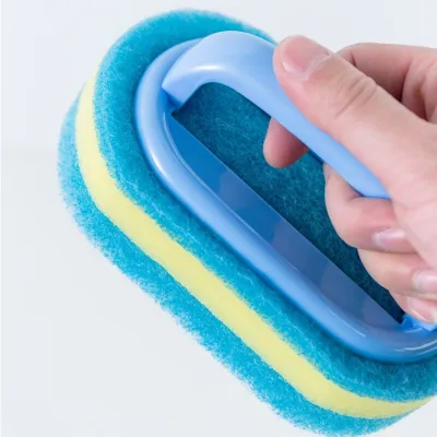 【CC】┇  Cleaning with Handle Sponge Thickening Household Stain Removal Tools