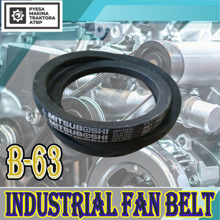 Industrial Fan Belt B Type B63 B 63 B63 Heavy Duty Fan Belt Lazada PH