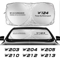 [Hot K] ที่คลุมร่มกันแดดม่านบังแดดที่บังแดดหน้ารถยนต์สำหรับ Mercedes Benz W204 W124 W205 W212 W213 W210 W211 W140 W168 W220อุปกรณ์ตกแต่งรถยนต์