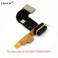 ขั้วต่อชาร์จพอร์ต Usb สายเคเบิลยืดหยุ่นกับไมโครโฟนสำหรับ Sony Xperia M5 E5603 E5606 E5653