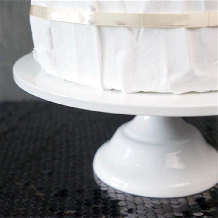 2-pcs-12-inch-iron-round-cake-stand-cake-plate-pedestal-dessert-holder-wedding-birthday-party-gold-amp-white