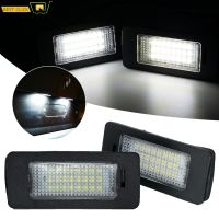 ป้ายทะเบียนรถยนต์ Led แสงสำหรับบีเอ็มดับบลิว E39ไฟท้าย M5 E70ไฟหลัง M3โคมไฟแผ่นตัวเลขไฟ X6 E60 M5 E90 E92 E93เปลี่ยนโดยตรง