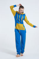 Nordic Way Adult Unisex Hoody Fleece Overall One Piece Jumpsuit ZOOOP IT UP All In Onesies