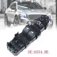 หน้าต่างไฟฟ้ารถใหม่ขายดีสวิทซ์ควบคุม Citroen C4 2004 -2010 6554.HE 6554HE สวิตช์ปุ่มเปิด/ปิดไอโฟนที่ยกหน้าต่างด้านคนขับ