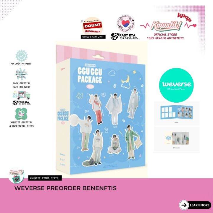 Weverse gifts + enhypen 2023 GGU GGU Package DECO KIT ⭐️KMUSTIT KPOP ...