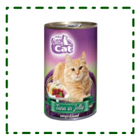 อาหารแมวเปียก Catty Cat  CF12 รส ทูน่าในเยลลี่ 400 กรัม