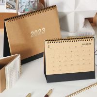 2022-2023 Desktop Calendar Diary Book Weekly Monthly Schedule Table Planner Yearly Agenda Organizer for School Office Supplie