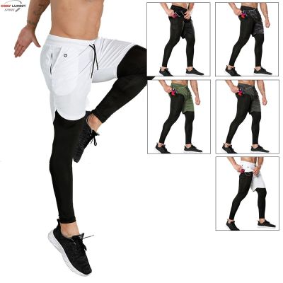 ที่ได้✌CODY LUNDIN-Calça Masculina De Corredores Tiva Elástica Calças Esportivas Clássicas Corrida Táticas Masculinas Fitness