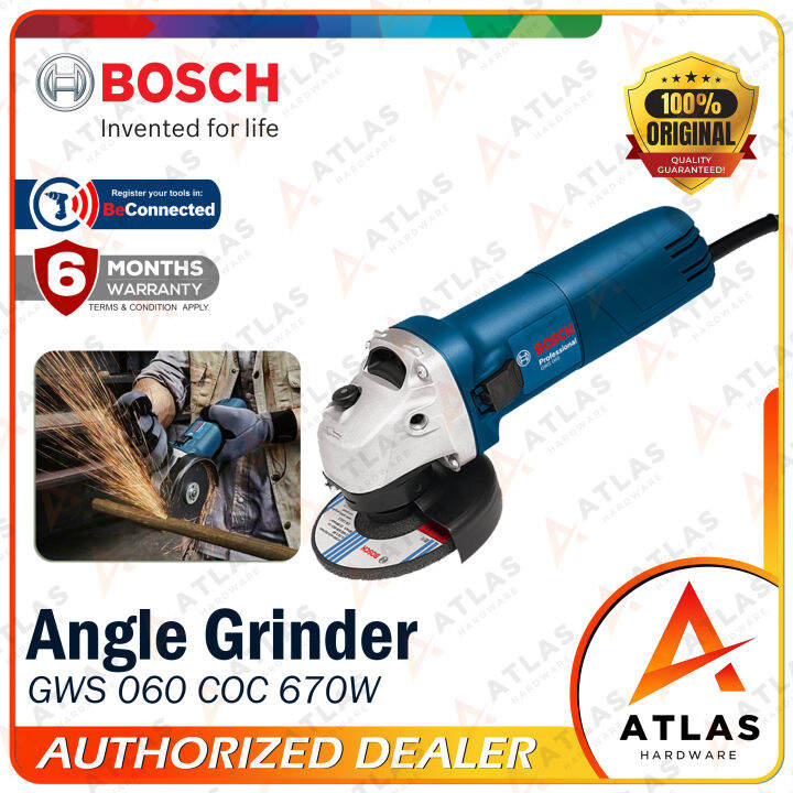 Bosch GWS 060 Angle Grinder COC ORIGINAL Lazada PH