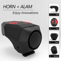 120db Loud Horn Bike Electronic Horn Bell Rechargeable Bicycle Anti-theft Bell Waterproof Cycling Scooter Warning Alarm Ring