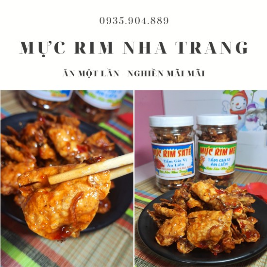 Combo 3 hũ mỗi hũ150gr mực rim me nguyên con nha trang - ảnh sản phẩm 3