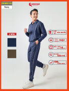 Đồ Bộ Nam CARDINA Chất Nỉ Da Cá Cao Cấp Kiểu Dáng Thể Thao Kéo Khóa Cổ