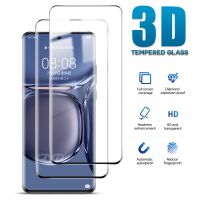 ❁ 3D Tempered Glass Protective film For Huawei P50 P40 Pro Plus smartphone Curved edge Full Cover Screen Protector Accessories