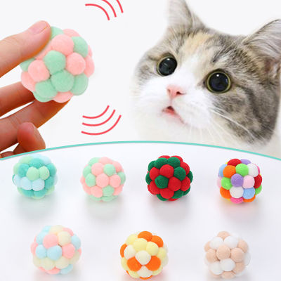 Elastic Ball Pet Supplies &amp; Pet Interaction Puzzle Ball Bell Ball Manual Colour