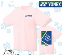 Yonex 2023เสื้อผ้าแบดมินตันชายหญิงเสื้อแห้งเร็วแขนสั้นเสื้อแข่งกระโปรงกางเกงเสื้อเทนนิสระบายอากาศได้ดีเสื้อซ้อมกีฬาลายกีฬาปิงปอง