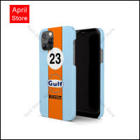 Gulf Oil Racing กรณีโทรศัพท์มือถือ iPhone 14 Pro Max / iPhone 13 Pro Max / iPhone 12 Pro Max / iPhone 11 Pro Max / XS Max / iPhone 8 Plus / iPhone 7 plus กรณีป้องกันคอมพิวเตอร์ตก 109