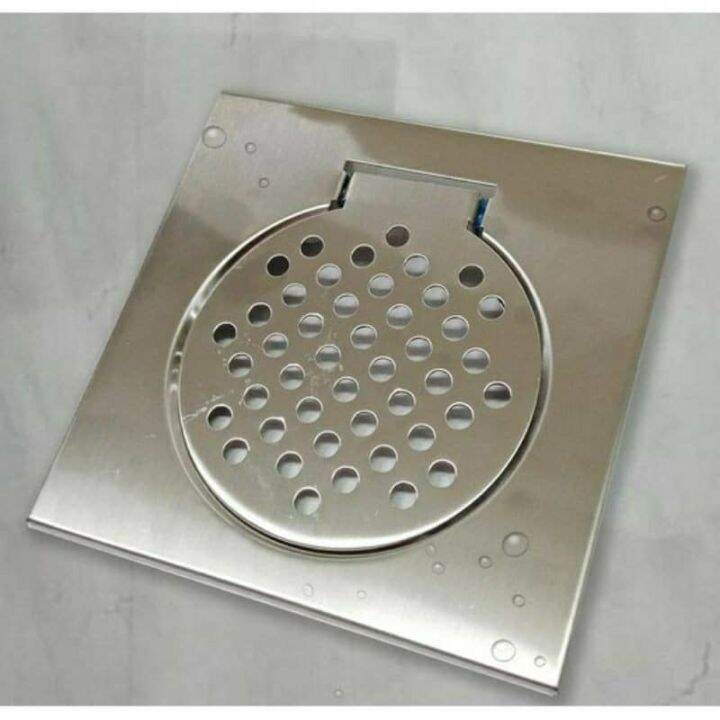 Stainless Steel 6” Floor Trap Cover Drain Floor Strainer Water Drainer ...