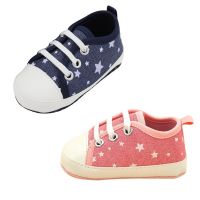 COD SDFGDERGRER Baby Toddler Soft Sole Kids Shoes Canvas Lace Up Shoes