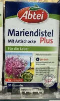 Purchasing Abtei milk thistle and vitamin E 30 capsules from Germany