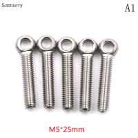 Samurry ✨Hot Sale✨ Car 5pcs stainless STEEL Machinery Shoulder Lifting Eye Bolt M5 M6 M8 M10 M12