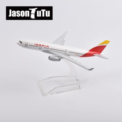 JASON TUTU กระเป๋า16Cm สายการบินเหน็บชาเครื่องบิน A330เครื่องบินจำลองโมเดลเครื่องบินอากาศยานโลหะหล่อจาก1/400เครื่องบินดร็อปชิป