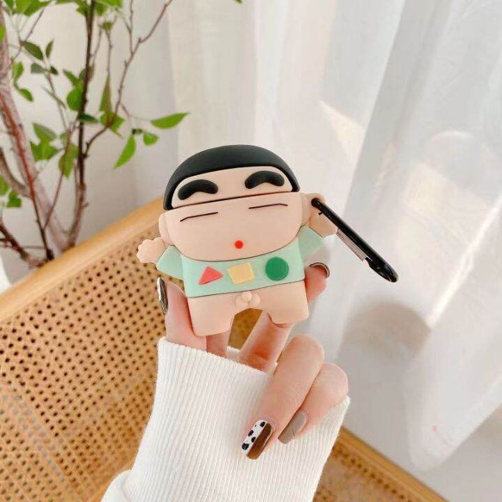 เคสหูฟังบลูทูธไร้สาย-ซิลิโคน-tpu-นิ่ม-กันหาย-ลายการ์ตูนอนิเมะญี่ปุ่น-สําหรับ-airpods-1-2-pro-3-2021-gen3