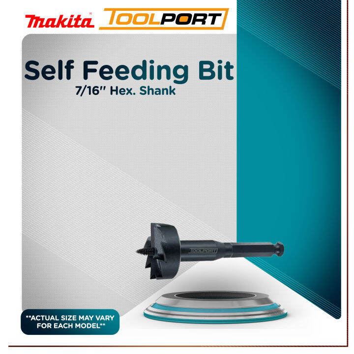 Makita Self Feeding Bit ( 7/16'' Hex. Shank ) [ TOOLPORT ] Lazada PH