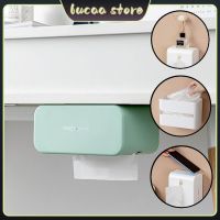 Wall Mounted Tissue Box Waterproof Toilet Paper Storage Rack Space Saving Punch Free Tissue Holder For Household Kitchens