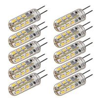 【On Sale】 Galxo ผึ้ง10ชิ้น G4 1.5วัตต์24 SMD 3014 100-120 LM สีขาวอบอุ่น/เย็นสีขาว T หลอดไฟข้าวโพด DC 12โวลต์