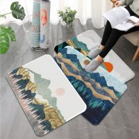 【CW】 Mountain art Bedroom Room Entrance Doormat Hallway Floor Anti Rug