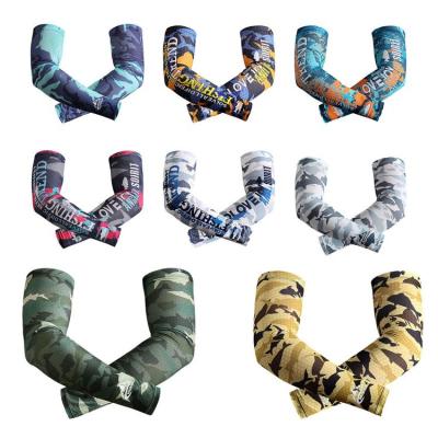 Cooling Sun Sleeves Ice Silk Arm Sleeves for Sports Digital Printing Sports Supplies for Camping Fishing Beach Party Mountaineering Cycling competent