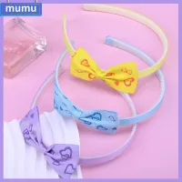 MUMU 5pcs น่ารักน่ารักๆ ที่คาดผมเด็ก เครื่องประดับสำหรับตกแต่ง ริบบิ้นสำหรับเด็ก ที่คาดผมโบว์ แฟชั่นสำหรับผู้หญิง อุปกรณ์เสริมสายรัด ที่คาดผม