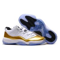 2023 Original J 11 Low Metallic Gold J sports shoes LJR high quality E407