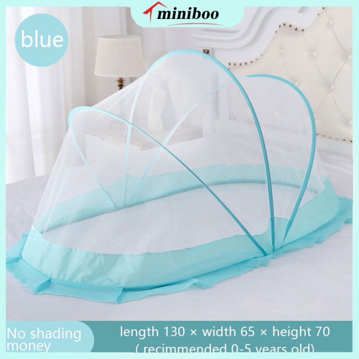 【Ready Stock】Baby Bed Mosquito Net Cover Foldable Mosquito Bottomless