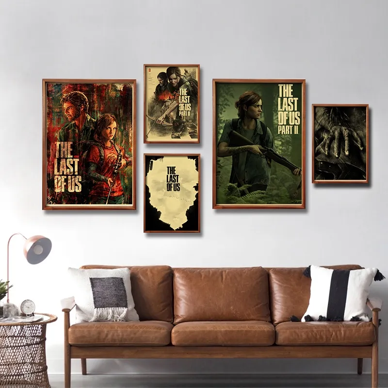 YF】♚ Hot Last of Us Part 1 2 Poster Abby Paper Prints Home Room ...