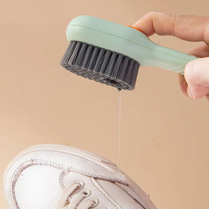 carmelun-เครื่องมือทำความสะอาดรองเท้าเหลวเครื่องจ่ายสบู่เหลวแปรงทำความสะอาดอเนกประสงค์-แปรงทำความสะอาดสำหรับรองเท้าทำความสะอาดในครัวเรือน