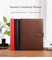 A5 6 Ring Binders Brown Leather Planner Organizer Journals Diaries Hardcover Black Red Notepad Notebook For School Note Books Pads
