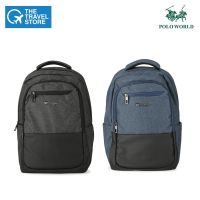 POLO WORLD Backpack กระเป๋าเป้สะพายหลัง PW-BA99002 รองรับช่องใส่ Laptop 14 นิ้ว