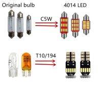 ชุดหลอดไฟตกแต่งภายในโคมไฟ Led T10 Canbus สำหรับรถ9x 2006 2015กล่อง Skoda Roomster ป้ายทะเบียนรถท้ายรถ