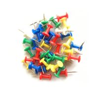 100ชิ้นปฏิบัติจุกเล็บหลายสี Pushpins จิตรกรรมใช้ขาแผนที่ Tacks สำหรับโรงเรียนสำนักงาน