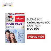 [HCM]Viên uống Chống Rụng Tóc và Kích Thích Mọc Tóc Doppelherz Aktiv Hair Plus (Hộp 30 viên)