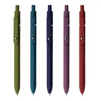 ZENNYTH 5Pcs Quick Dry Gel Ink Pens Fine Point 0.42 mm Pens Black Ink Smooth Writing Pens