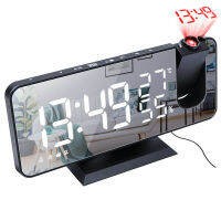 เครื่องฉายโปรเจคเตอร์ดิจิทัล Led 7.5นิ้ว,Snooze 2นาฬิกาปลุกที่จับเวลาวิทยุ Fm