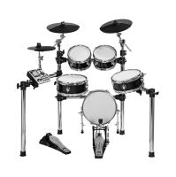 Custom Grand Drum Set 8-Piece All-Mesh Electronic Drum Kit with Mesh Heads with 467 Sounds 50 Drumkits Non-Contact Triggering