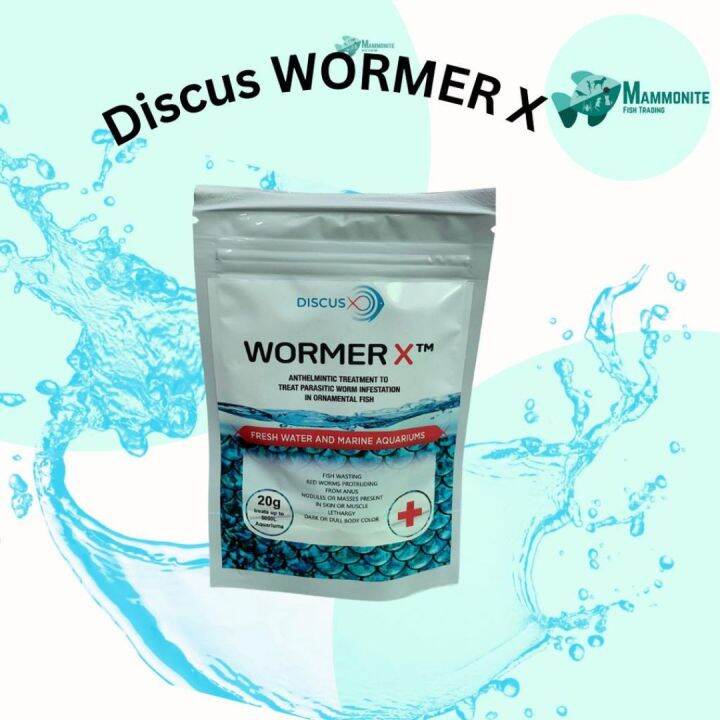 Aquarium Discus X Wormer X for FISH TREATMENT / Fish Medicine Fresh