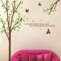 [24 Home Accessories] สามรุ่นห้องนั่งเล่นห้องนอนห้องครัวโซฟาที่ถอดออกได้สติกเกอร์ฉากหลังทีวีขายส่งต้นไม้สด