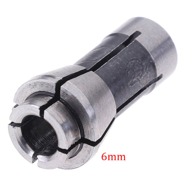 PHTGTWMEDC 4-Piece Collet Chuck Set – 3mm & 6mm Die Grinder Trimming Engraving Machine Clamping Collet Replacement