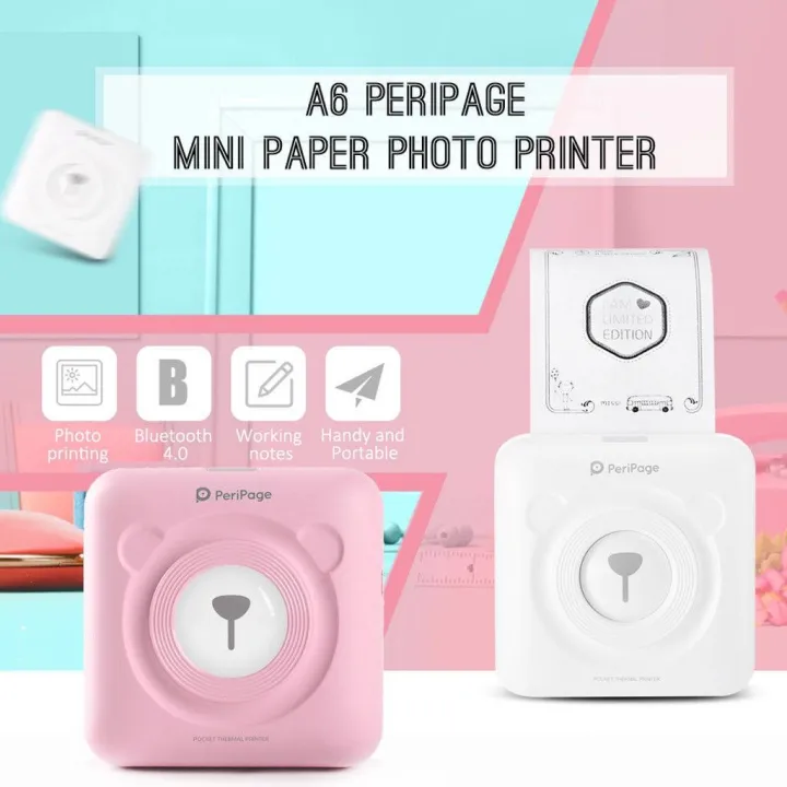 ORIS Peripage Mini Thermal Paper Wireless Bluetooth Printer Lazada PH