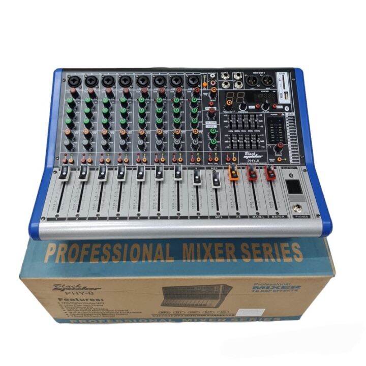 Power Mixer Black spider PHY8 Original blackspider phy 8 channel
